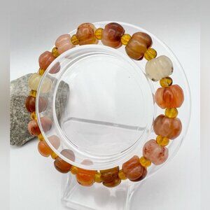 PUMPKIN JADE BRACELET